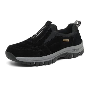 Xajzpa Men's non-slip casual sports shoes wear-resistant hiking shoes Outdoor fashion comfortable flat walking shoes for men